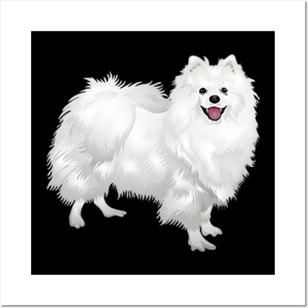 American Eskimo Dog Wall Art by Pam069